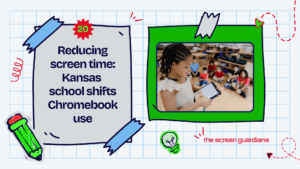 Reducing screen time in schools: Kansas school shifts Chromebook use
