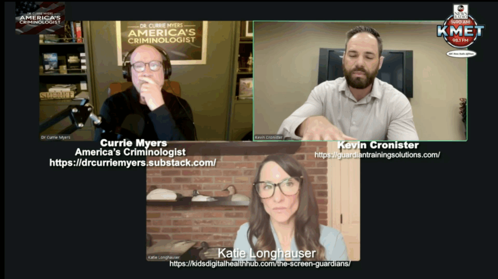 Katie and Kevin speaking on digital safety for kids